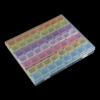 Practical 56 Grids Jewelry Organizer Box Independent for Rhinestone Crystal Bead Organizer Container Small Parts Storage