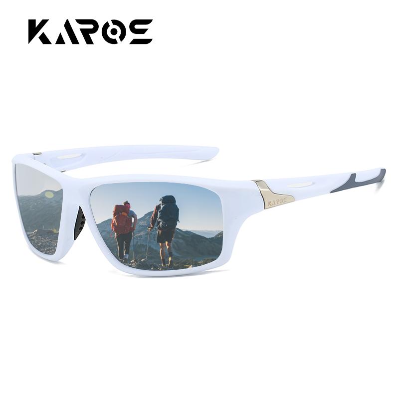 

KAROS Sleek Polarized Sports Sunglasses Unisex UV Protection Comfortable Fishing Driving Cycling Hiking Shades with Box YZ2012