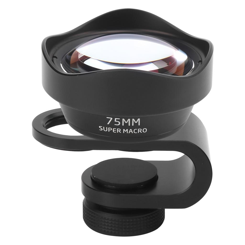 75mm Mobile Phone Camera Macro Lens External Aspherical Macro Lens for Phones IOS Pad