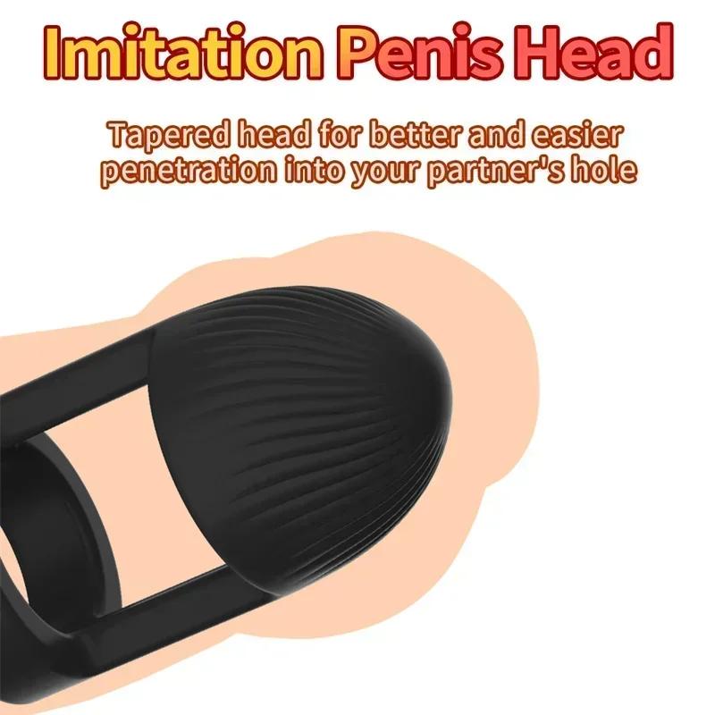 Male Scrotum Rings Delay Ejaculation Penis Ring Bondage Erection Ball Pendant Bullet Delay Cock Ring Ball Stretcher Man Sex Toys