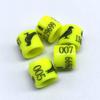 100Pcs Personalized Pigeon Ring,inner 8mm,Customized Pigeon Leg Band with Name,Phone Number,for Racing Pigeon