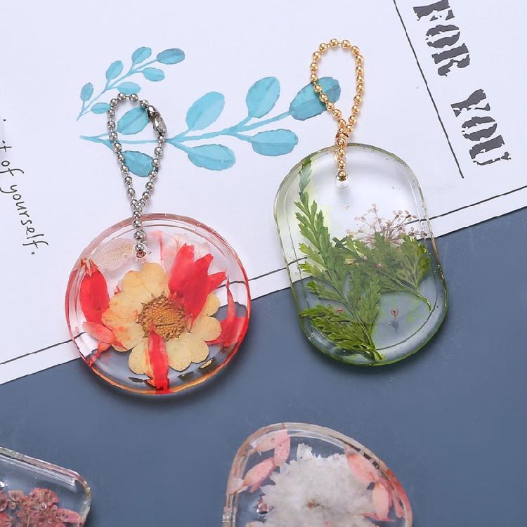 Handicrafts Necklace Mold DIY Crafts Keychain Jewelry Pendant Resin Casting Mold