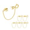 6pcs Magnetic Bracelet Extender with Safety Chain Necklaces Converter  for Girls
