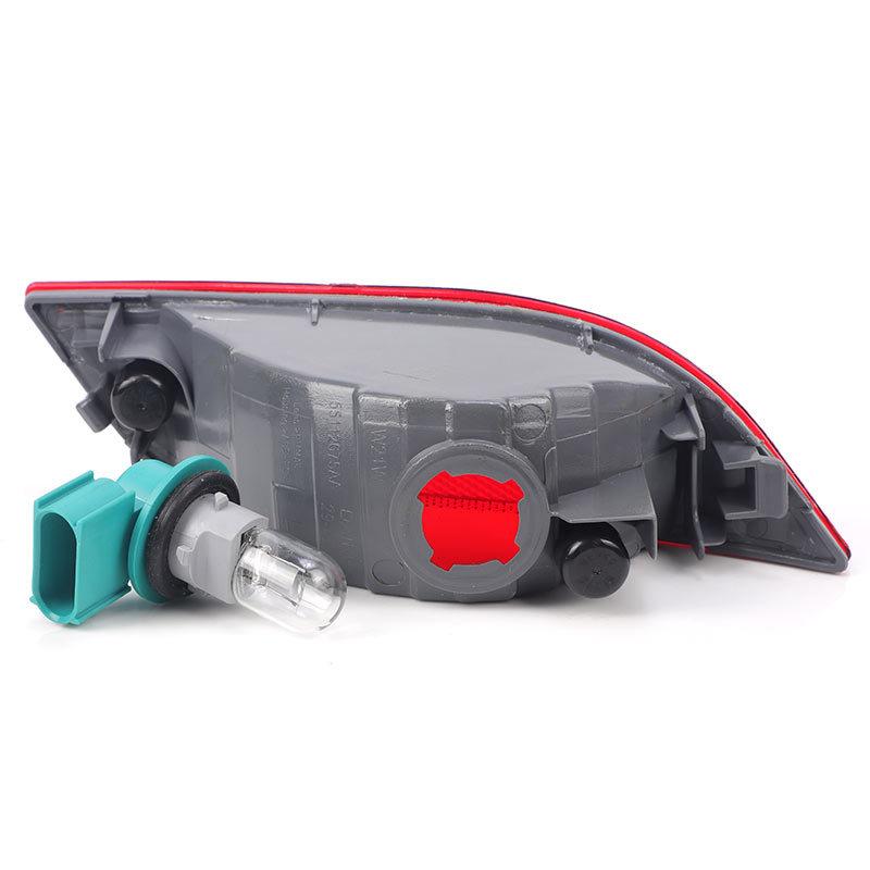 Rear Bumper Reflector Tail Light Fog Lamp W/Bulb for Jeep Compass 2017 2018 2019 2020 2021 2022 Left Right 55112674AA 55112675AA