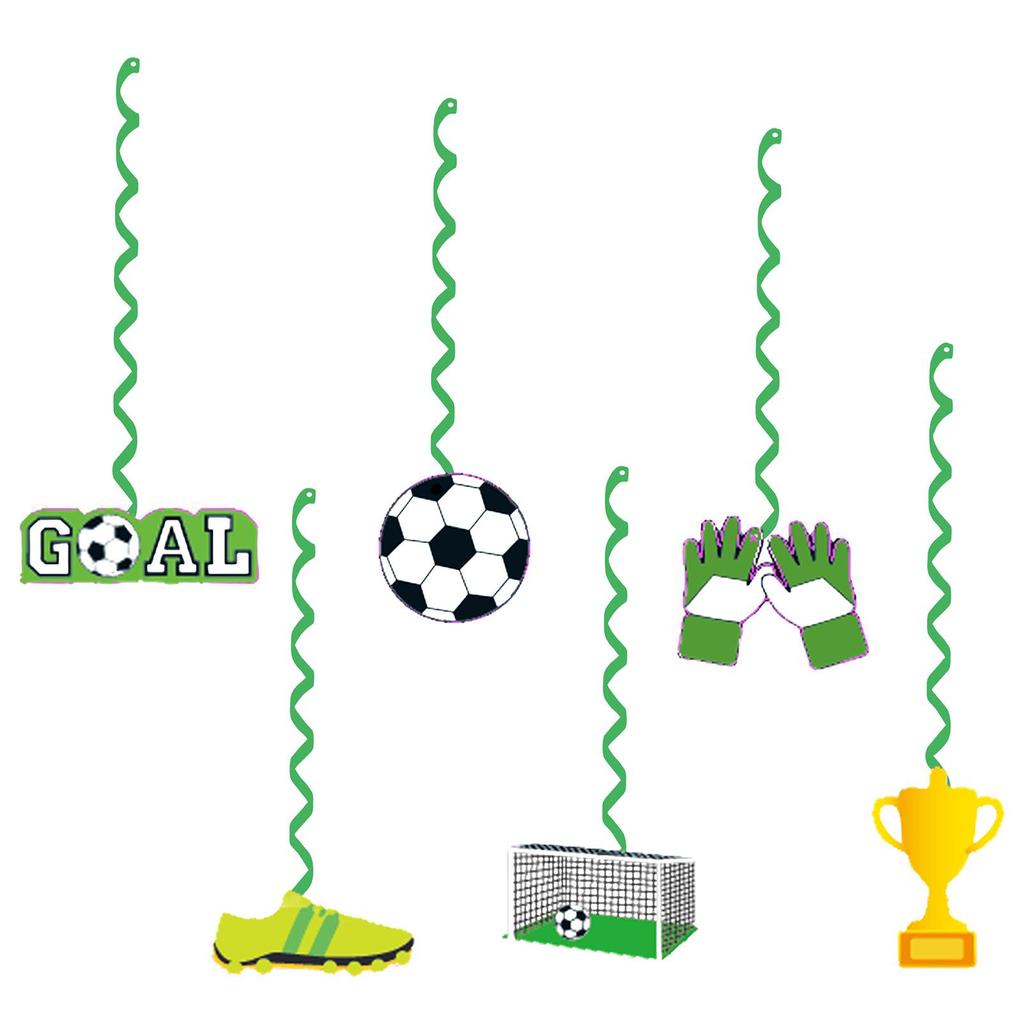 26 Piezas De Decoraciones De Fiesta Temática Deportiva, Pancarta De Cumpleanos Deportivo Remolinos Colgantes Decoracion Colgante Para Fiesta De