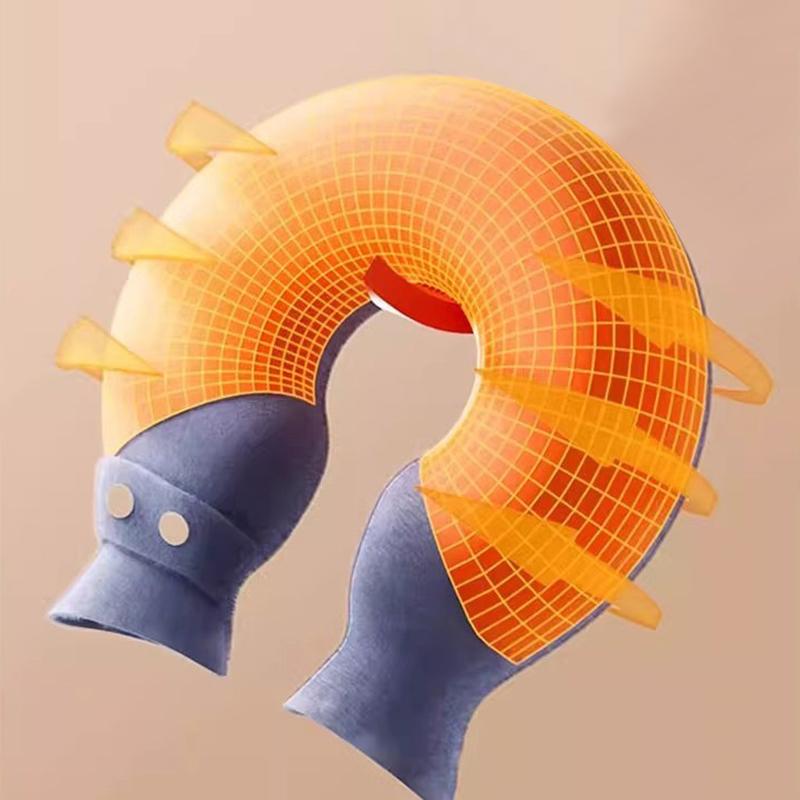 Vattenfylld U-formad Halsvärmare Halshängande Explosionssäker Handvärmare Hals Varm Kompress Varmvattenflaska Påse