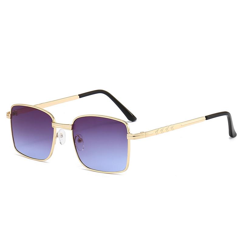 Small Frame Glasses Protective Uv400 Eyewear Square Glasses Trendy Retro Shades For Men Everyday Wear Sun
