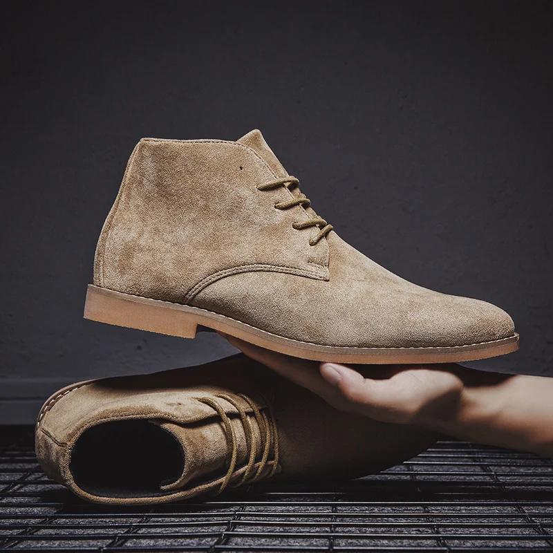 Heißer Verkauf Herbst Herren Formelle Schuhe Lässig Business Englisches Leder Schuhwerk Student Dicke Sohle Spitze Klassisch Luxus Herrenschuhe