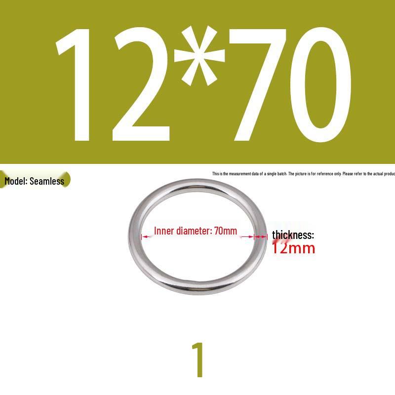 304 Stainless Steel Seamless O-Ring for Lifting and Hammock Yoga Connection