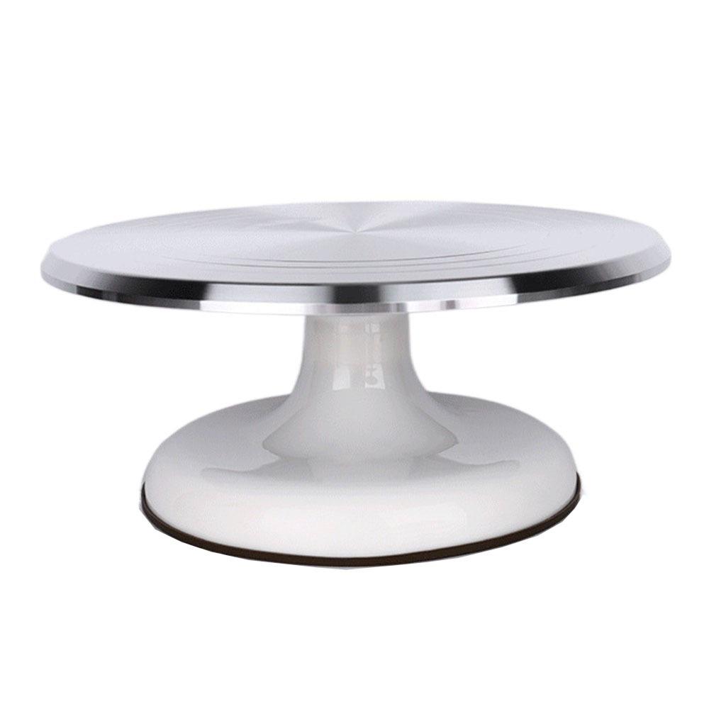 Aluminium Zink Zinklegierung Kuchen Dekorier Drehteller Rutschfester Drehbarer Kuchenständer Backwerkzeuge