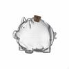 Glass Pig Storage Bottle Cute and Adorable Money Box Easy To Clean Transparent Change Bank