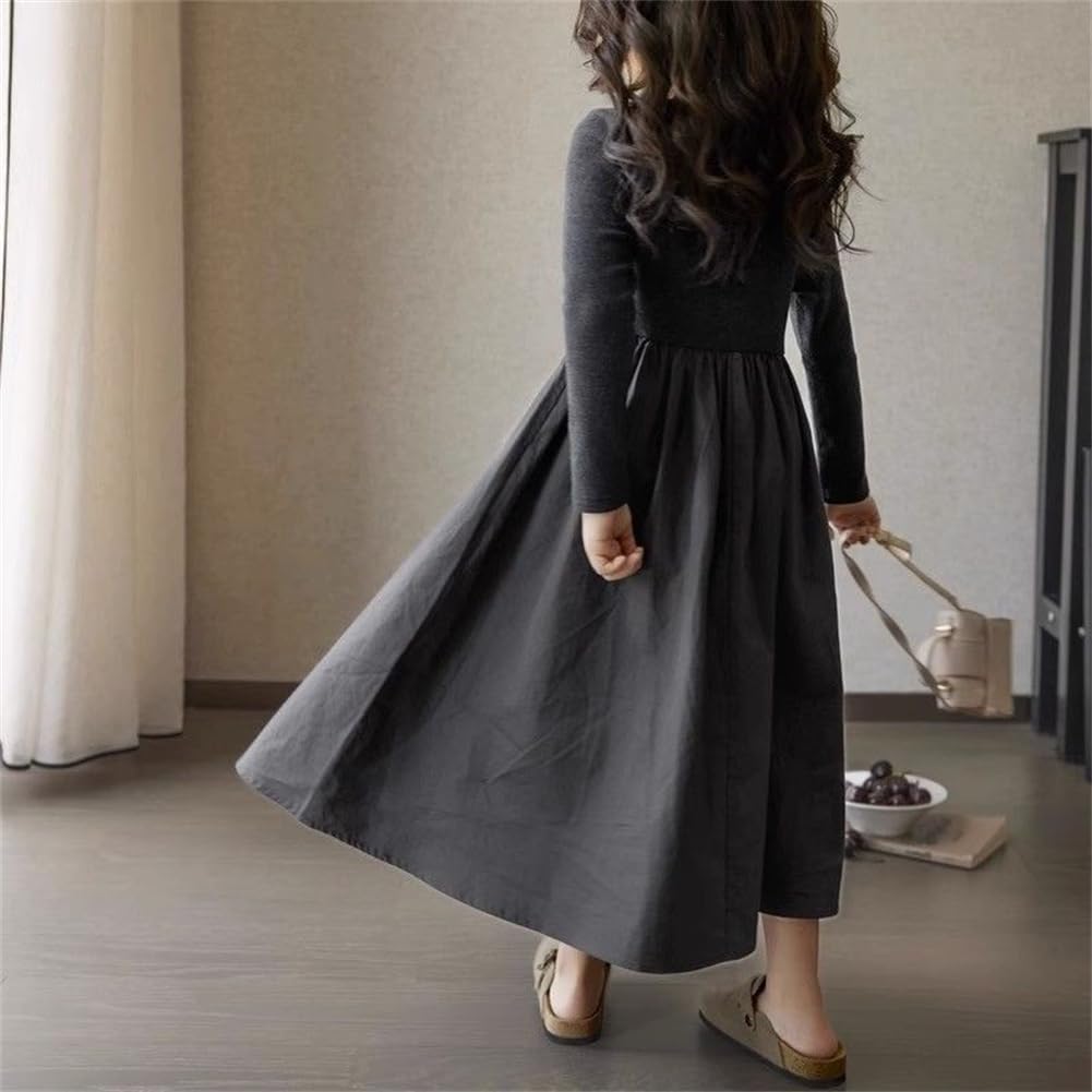 Honey Baby Long Perfect for School Entrance Kindergarten Entrance Casual Wear Size Kids' Dress, Fall/Winter, Sleeve, Ceremonies, Ceremonies, Weddings,