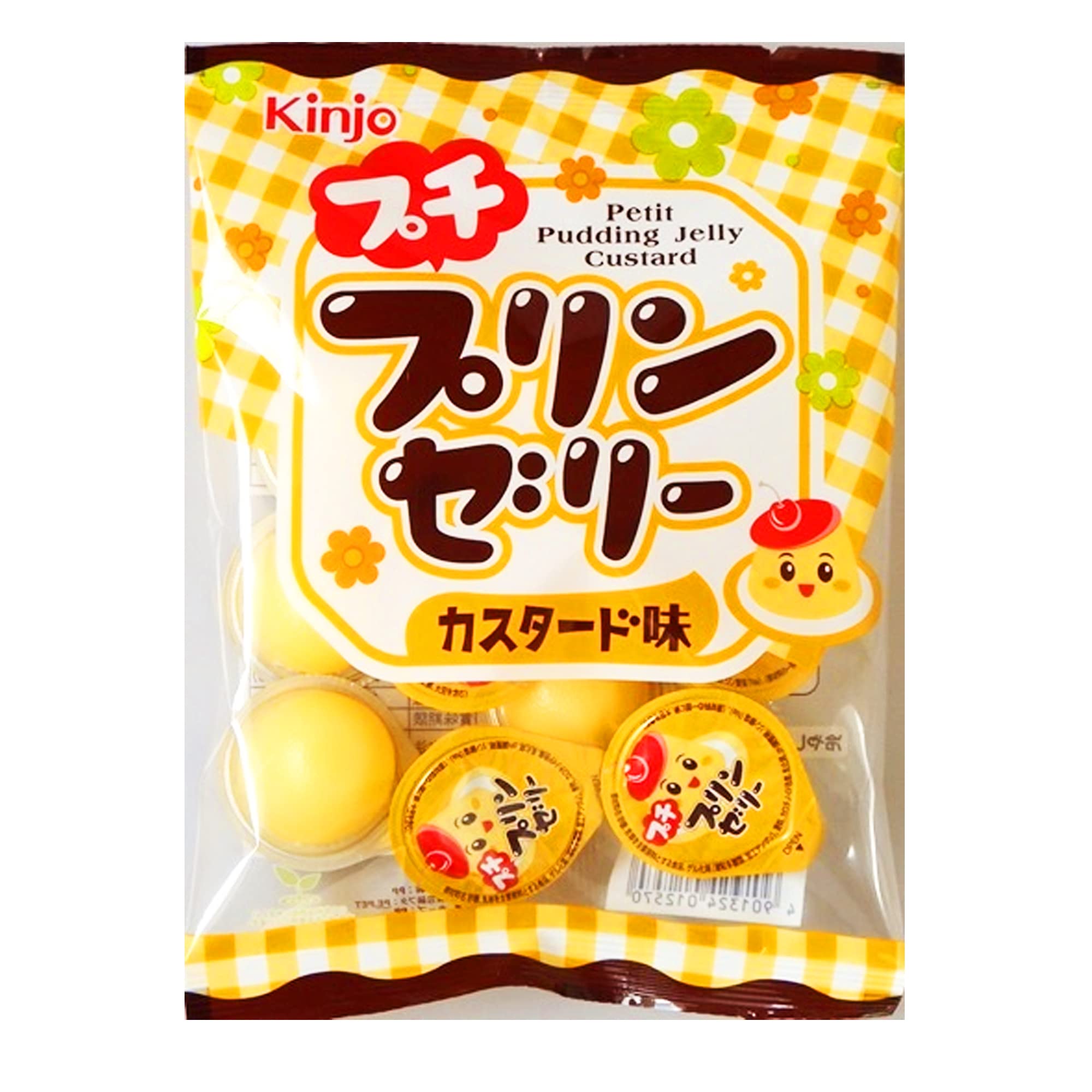 

Kinjo Seika Petit Pudding Jelly Custard Flavor pieces x 20 (9 bags)