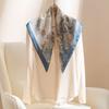 Spring and Summer 2026 New Striped Square Scarf Silk Scarf High-end Temperament Versatile 70 Small Square Scarf Silk Scarf Thin Scarf