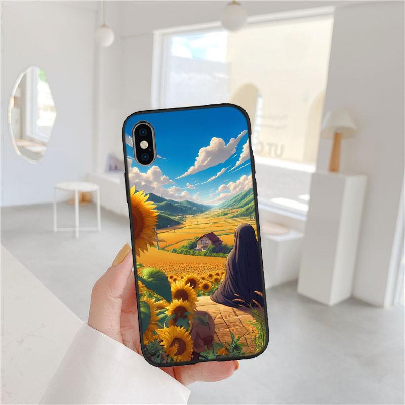 PP40 Islamic Muslim Girls Hijab Soft Shell Phone Case for Redmi Note 8 9 Pro Max 9S 9T 9C NFC 8T 8A 10A A4