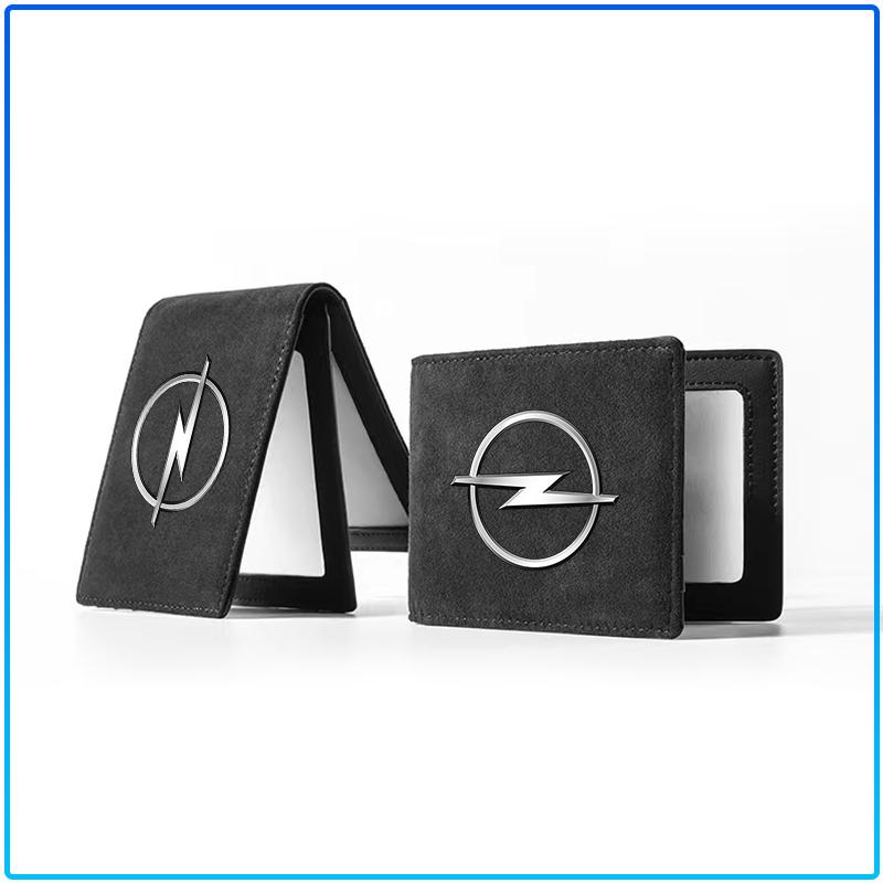 Portable Car Driver License Holder PU Leather Card Bag For Opel Astra H G Corsa Insignia Astra Antara Meriva Zafira Interior