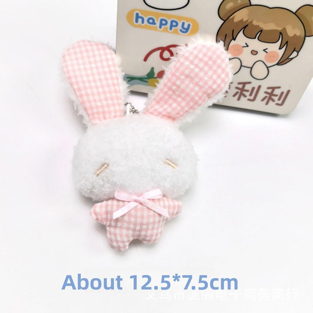 Plush Bunny Keychain With Cartoon Design For Girls And Teens