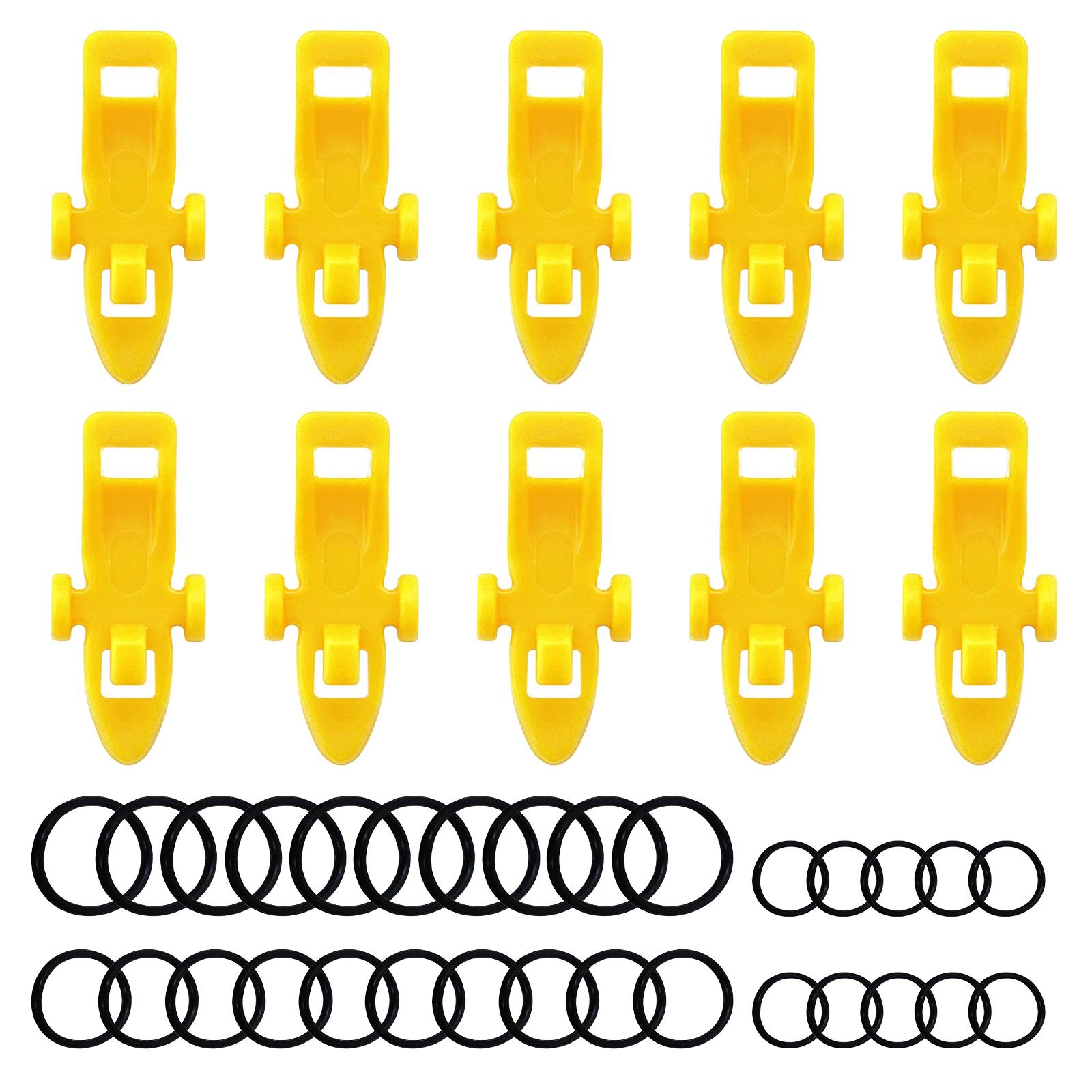 

10 шт. держатель для рыболовных крючков с резиновыми кольцами 3-х размеров держатель для рыболовных крючков вешалка для приманок рыболовные снасти 2