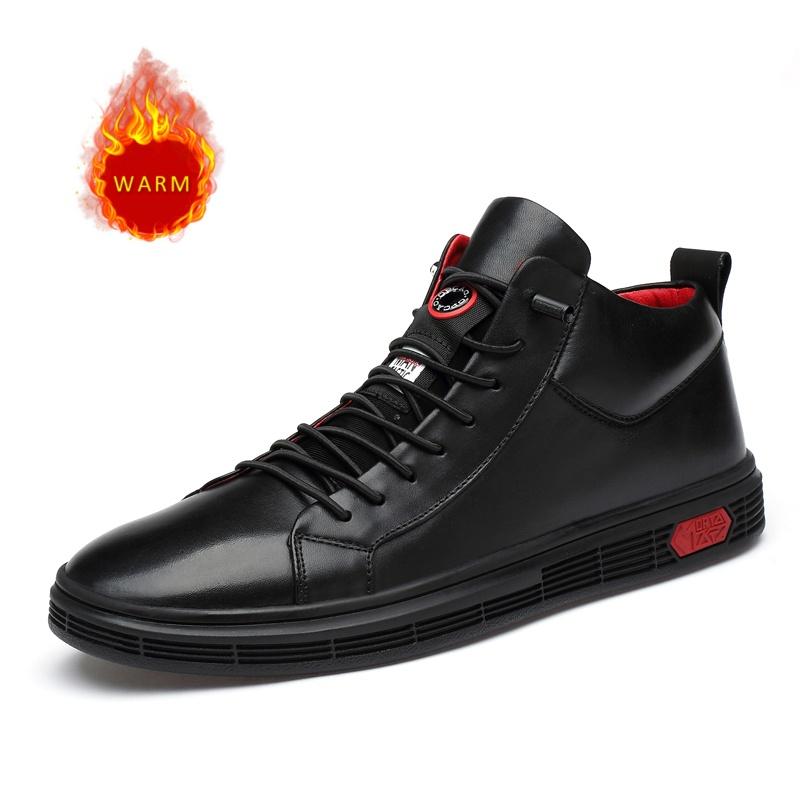 

Британский тренд мужской обуви, высококачественные мужские туфли из натуральной кожи с рисунком крокодила, популярные мужские хлопковые туфли зимой 47