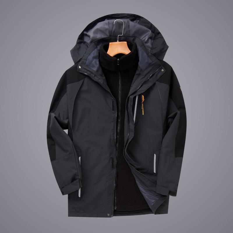 Unisex 3-in-1 Detachable Storm Jacket, Ideal for Cold Weather, Work, and Tibet Travel, Sizes L-8XL