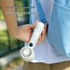 Compact USB Rechargeable Handheld Fan with 5-Speed Settings and Long Battery Life