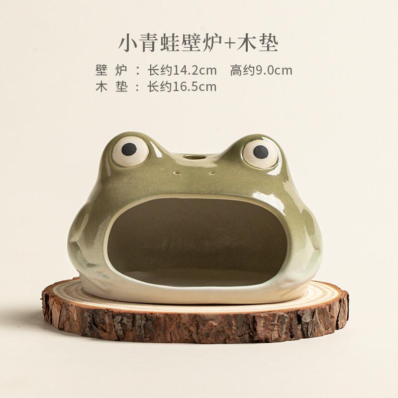 

Маленькая лягушка Подставка для благовоний Водопад дыма от благовоний Аромалампы Ароматерапия Ароматические свечи Кадильница Кафе Подарок ручной работы