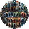 10/30/60pcs Gothic Black Cat Moon Tarot Stickers Vintage Cartoon Decals Graffiti Scrapbook Luggage Guitar Cool Vinyl Sticker Toy