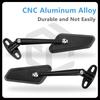 Racing Motorcycle Rearview Mirror for Aprilia RS50 / RS125  / RS660 / RS457 / RSV4 Has Anti-glare Function CNC Aluminum Alloy