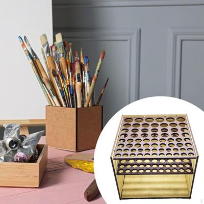 67-Fächer Pinselhalter, Aufbewahrung für Bürobedarf, Bastelmaterialien, Make-up, Pinsel oder Heimdeko.