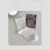 Women's Cotton Socks, Autumn Mid-calf Socks, Rolled-up Socks, Sweat-absorbing, Deodorizing, Antibacterial Pure Cotton Socks
