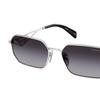 Prada Irregular Shape Sunglasses Women Sunglasses Silver PR-A51S1BC90A