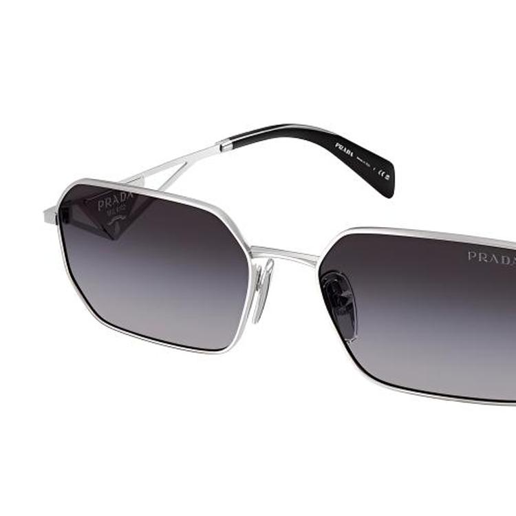 Prada Irregular Shape Sunglasses Women Sunglasses Silver PR-A51S1BC90A