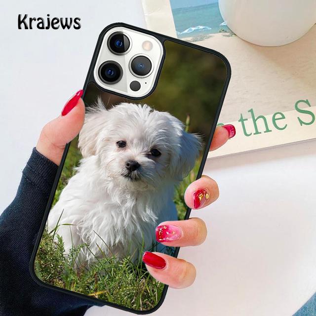 Maltese Puppy soft Phone Case Cover For iPhone 17 Air 16 15 14 plus 12 13 pro max coque Shell Fundas