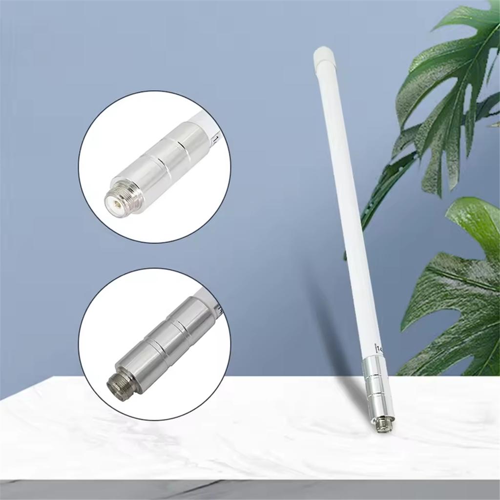 New VHF UHF Fiberglass Antenna 144/430MHz SO239 Mobile Radio Base Antenna Omnidirectional Antenna for Ham Radio Transceiver