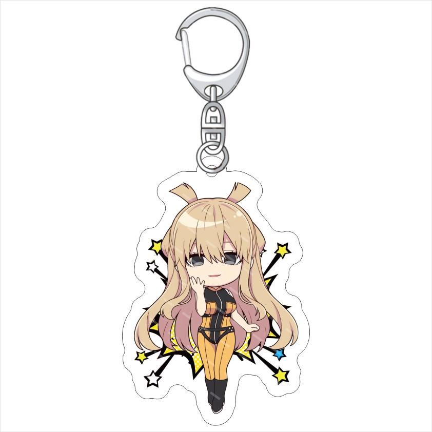 Santai Daishikkaku Go Go Loser Ranger Acrylic Keychain Lovely Bag Charms Pendant Gifts Key Chain Cute Souvenir Llavero Kingring