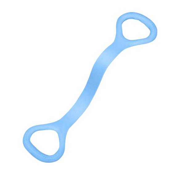 Silicone Figure 8 Resistance Band Anti-slip Men Women Arm Shoulder Stretch Strength Training Exercise Elastic Strap Fitness Tension Rope