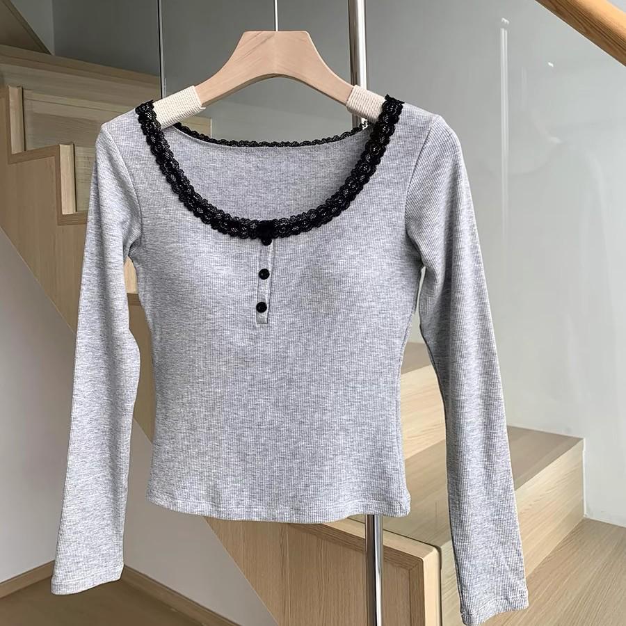 Women's Winter Thermal Underwear Set with Chest Pads - Thickened, Elastic, Threaded Cotton, Slim Fit, Comfortable Outer Layer