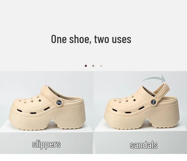 Women's Thick-Soled EVA Sandals & Slippers: Summer Comfort for Home & Couples