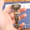 Pure Brass Retro Ruyi Handpiece: Auspicious Home & Office Ornament
