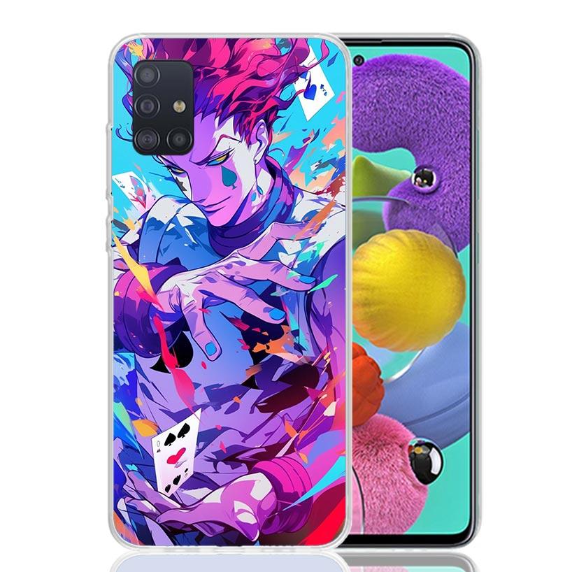 Huner X-Hunters Hisoka Phone Case For Samsung Galaxy A52 A32 A22 A12 A02S A50S A30S A51 A31 AA71 Note 20 Ultra 10 S10 Plus Galax