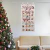 Christmas Advent Calendar Hanging Advent Calendar 24 Pockets Empty Fillable Advent Calendar for Holiday Door Wall Office Bedroom