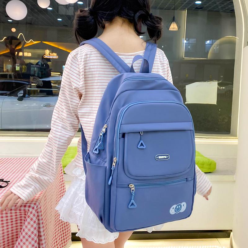 Four-Piece Backpack Set Junior High School Student Schoolbag Women Campus Backpack Large Capacity Backpack