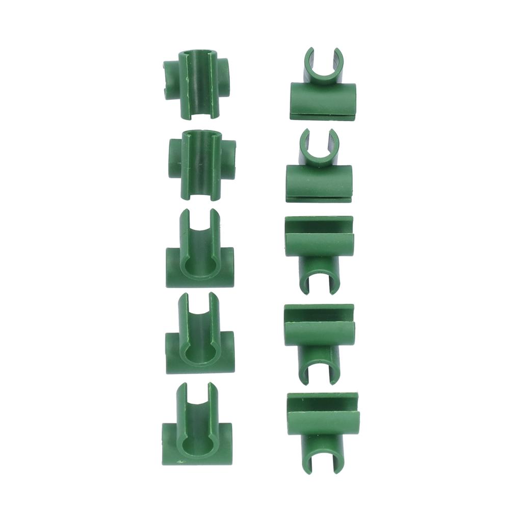 100 ks zahradnických pevných křížových klipů z plastu, spony na rostliny, svorky pro zemědělskou zahradu