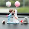 Car Ornament Model Auto Interior Decoration Perfume Clip Ornaments Balloon Kiss Anime Couples Dashboard Figurine Accessories
