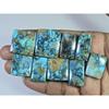 270Cts.Natural Shattuckite Azurite Octagon Cabochon Loose Gemstone 09Pcs Lot C-562