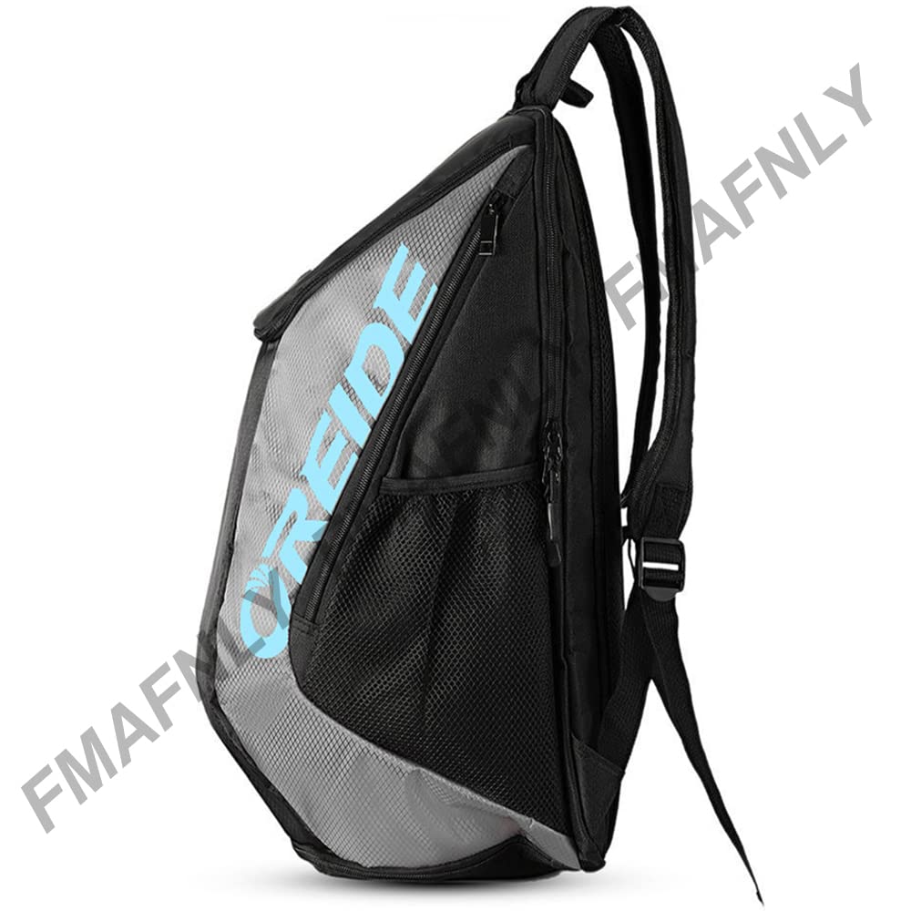 FMAFNLY Badminton Racket Tennis Sports Large with Laptop Shoe Holds 2 Suitable for Professional and Club Gray Bag, Backpack, Case, Capacity,