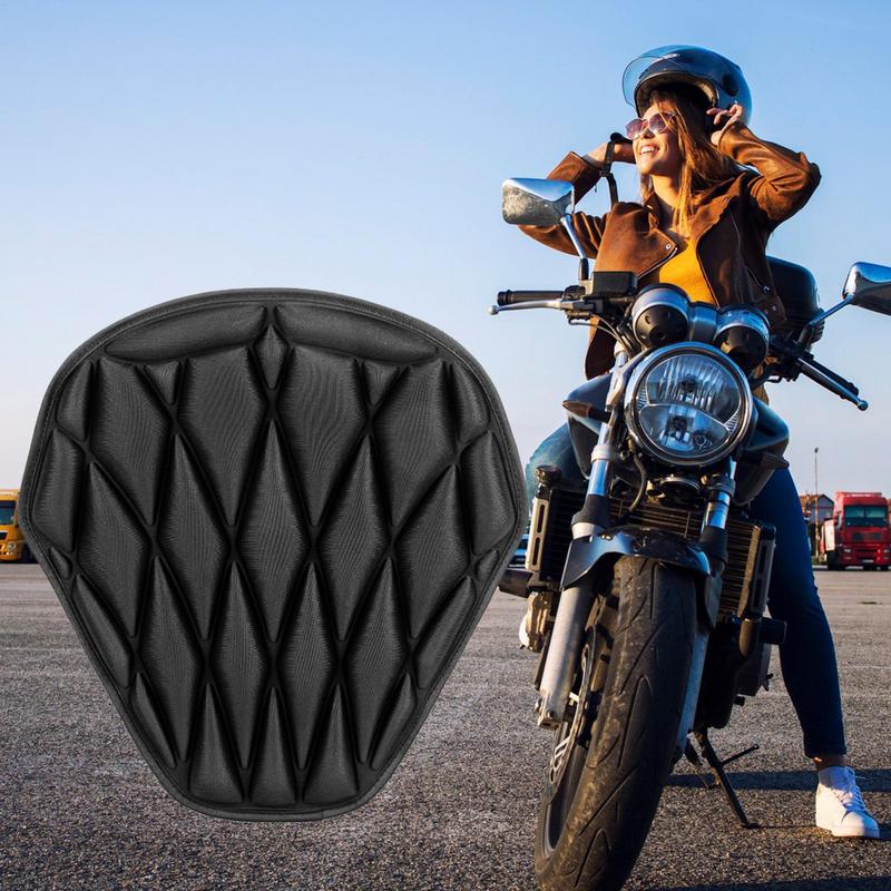 Poduszka na siedzenie motocyklowe Amortyzująca podkładka na motocykl Amortyzująca Oddychająca poszewka na poduszkę 3D Do siedzenia jazda Mężczyźni