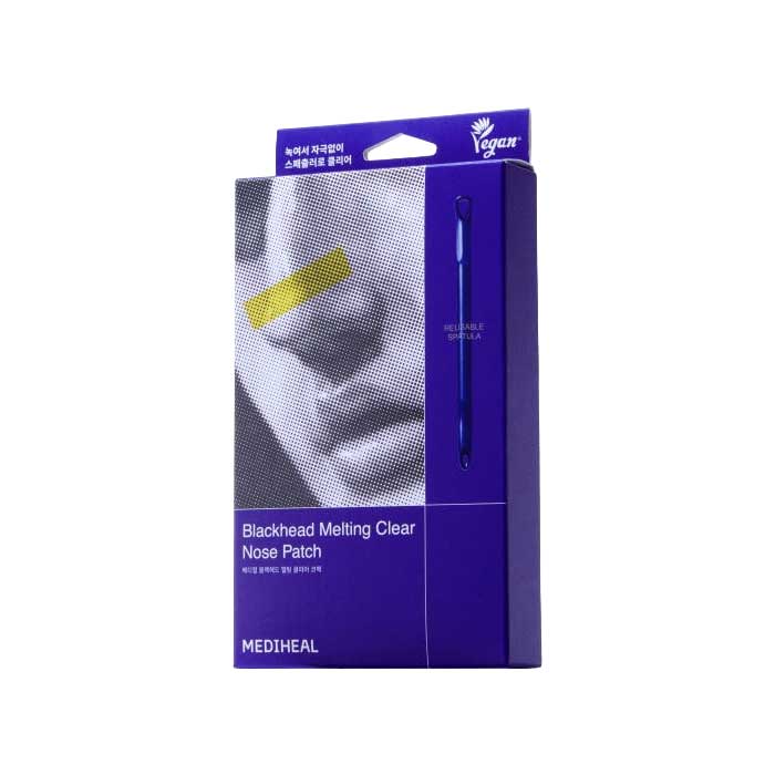 MEDIHEAL Blackhead Melting Clear Nose Pack with Spatula Deep Pore Blackhead Remover 4pcs