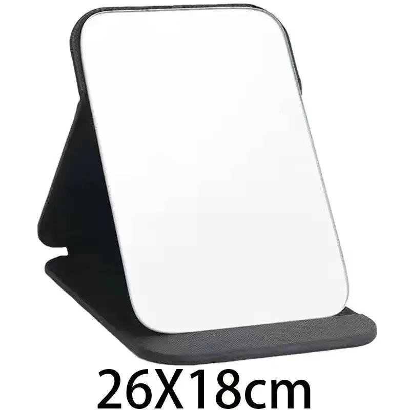 Large Folding Portable Vanity Mirror for Desktop or Dorm