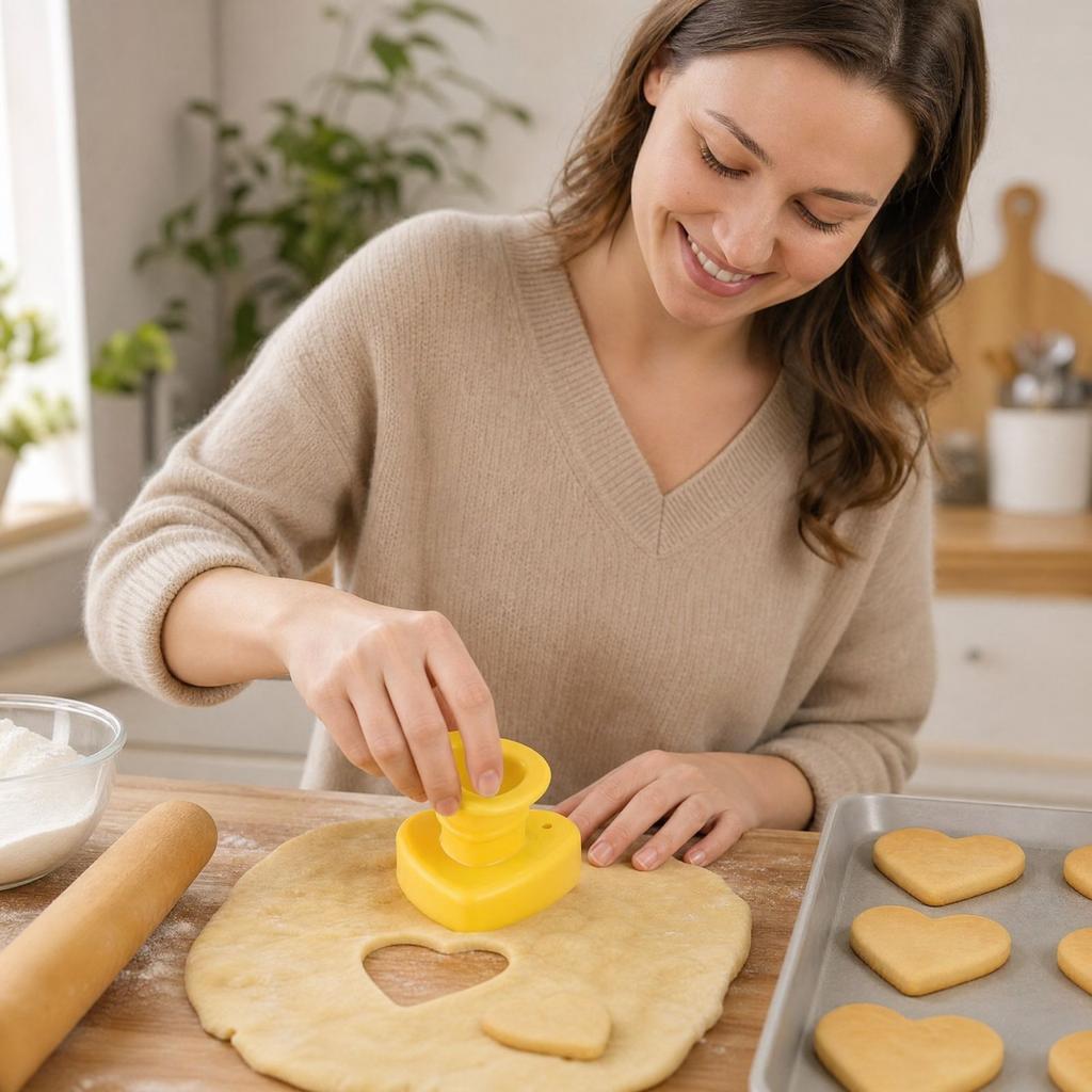 Baking Tools Bread Press Cutter for DIY Baking and Kitchen Use